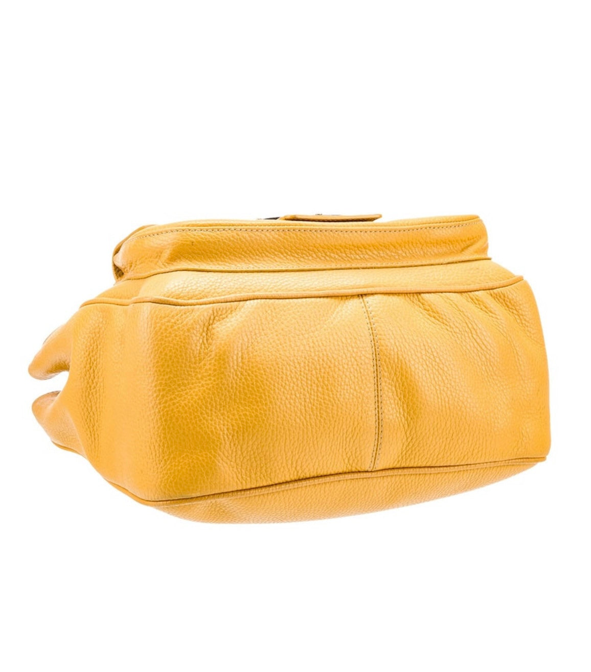 Vintage Valentino leather tote bag in honey mustard with signature wood V on front and at hardware. middle zip with 2 compartments and interior  zipper. Great condition