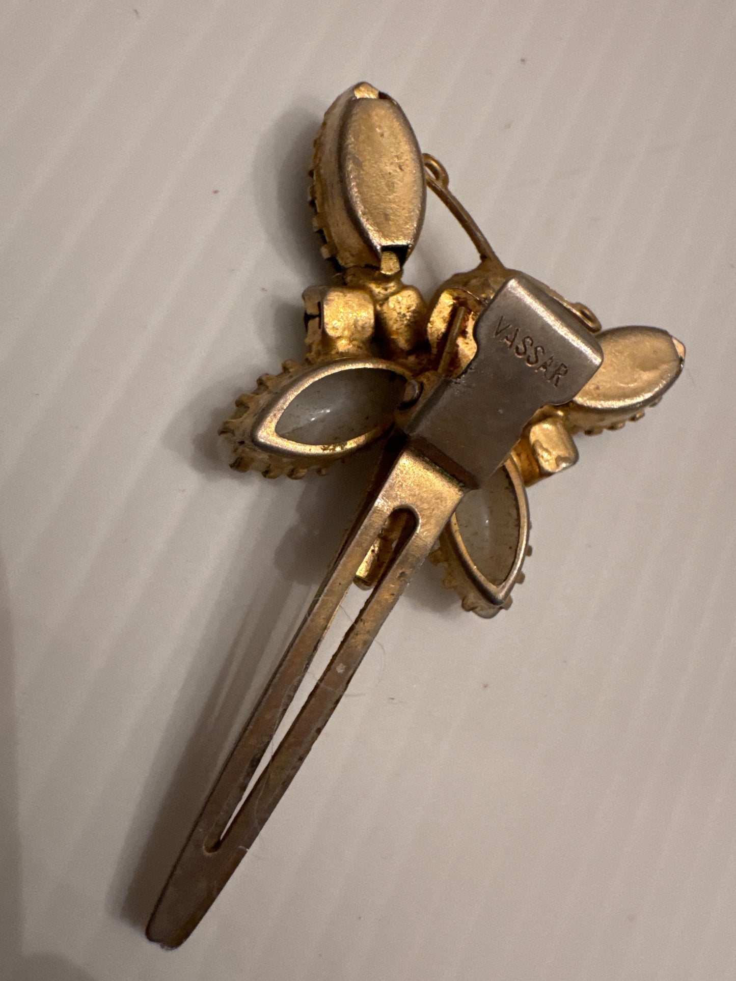 Beautiful vintage 1940s butterfly hair clip