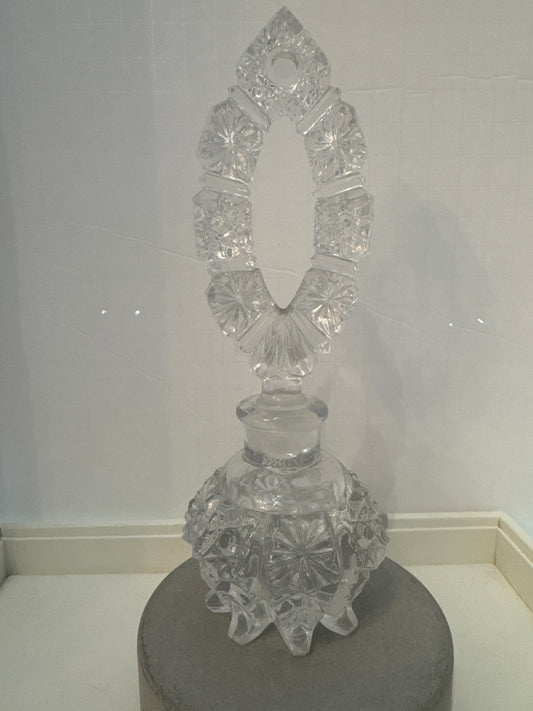 vintage glass perfume bottle. Great hostess gift