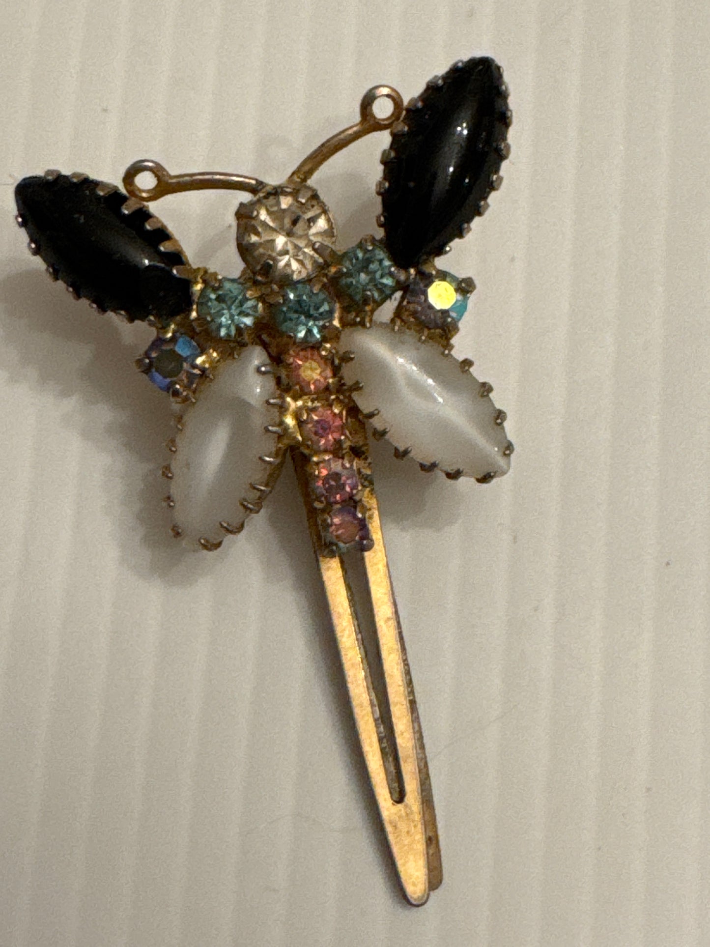 Beautiful vintage 1940s butterfly hair clip