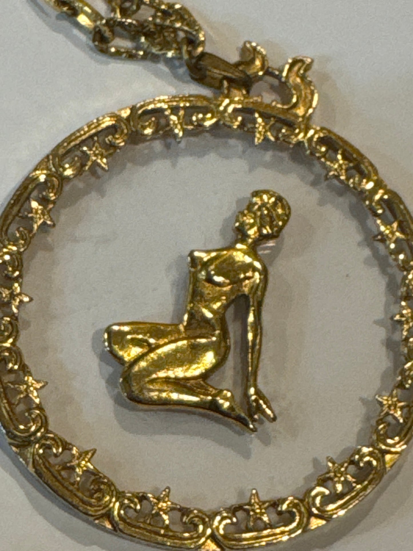 signed ART goddess pendant from the 1960s