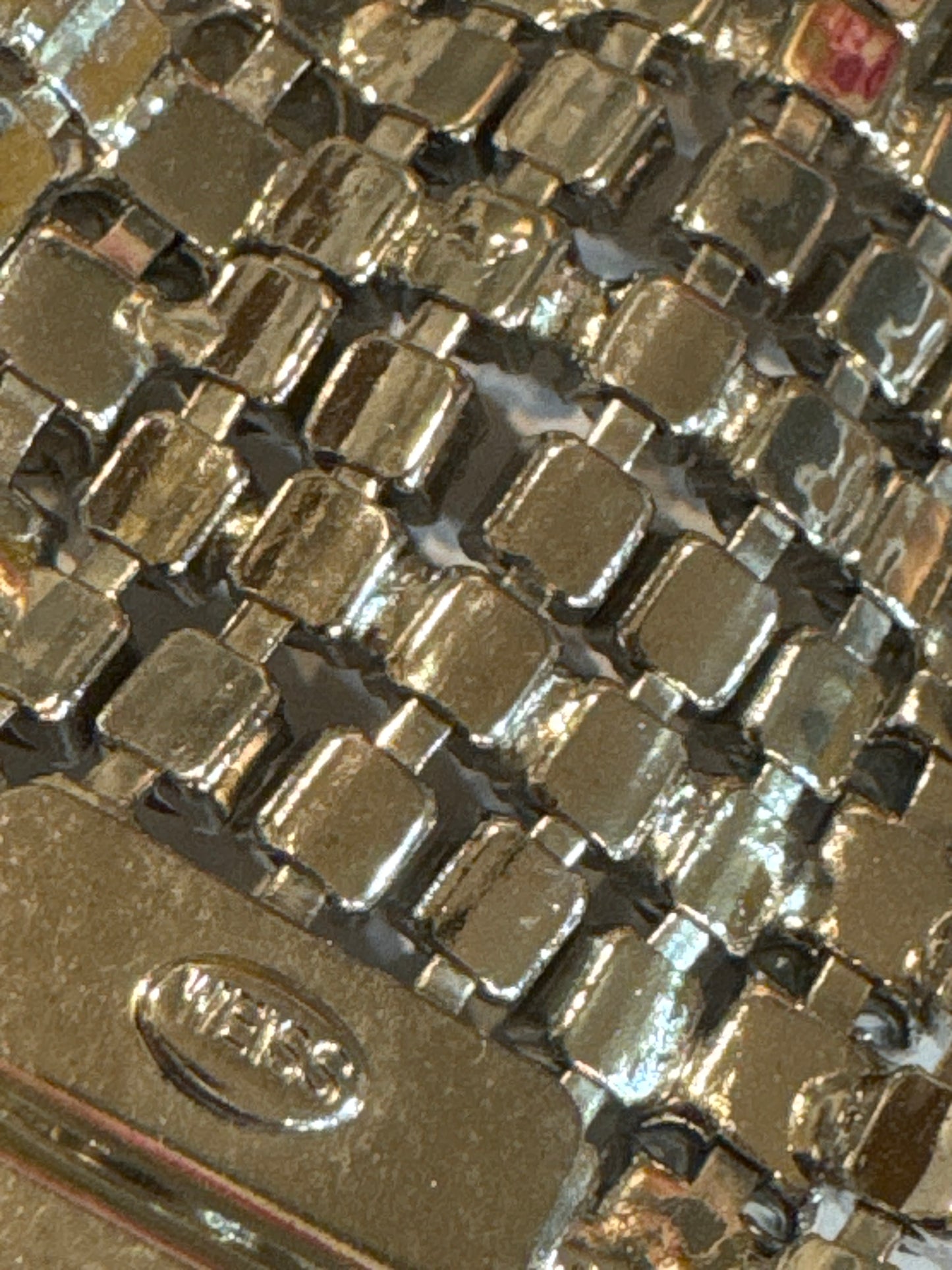 Wow! absolutely incredible 1950s signed Weiss 11 layer rhinestone bracelet