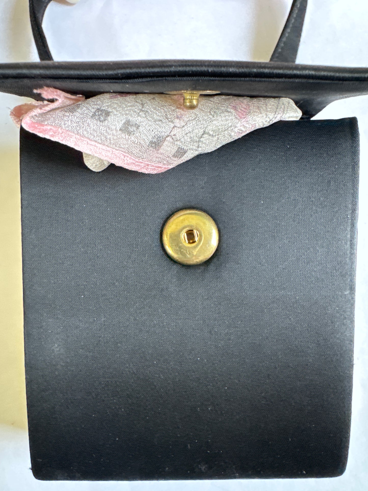Vintage 1950s Carry All Compact Vanity case with original lipstick