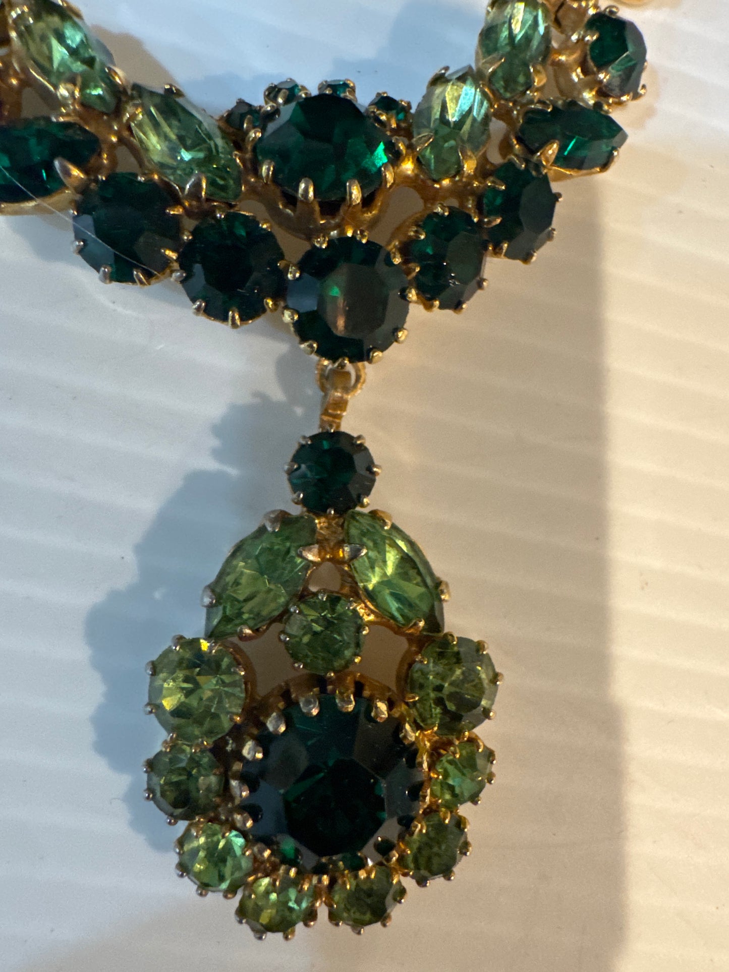 Juliana Vintage Choker with Navette AB Crystals Necklace