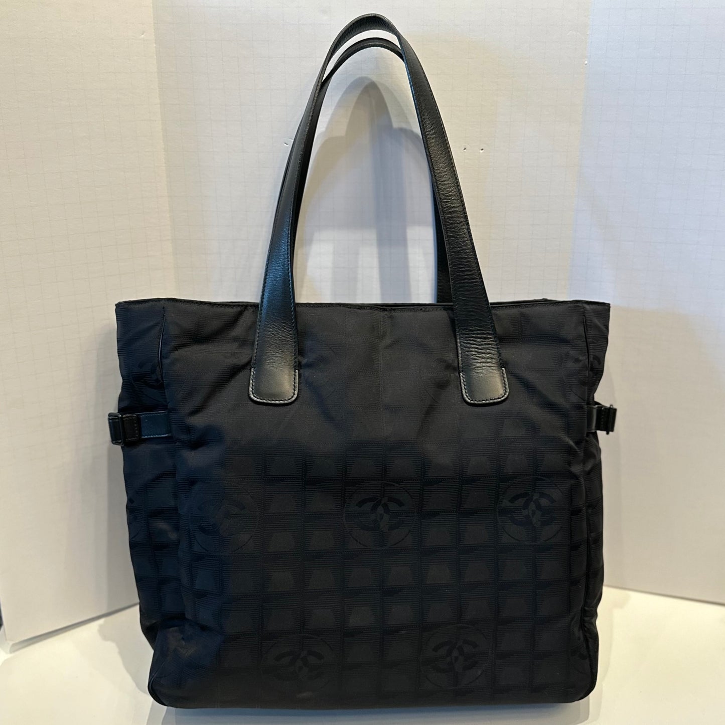 Chanel Black Nylon Tote