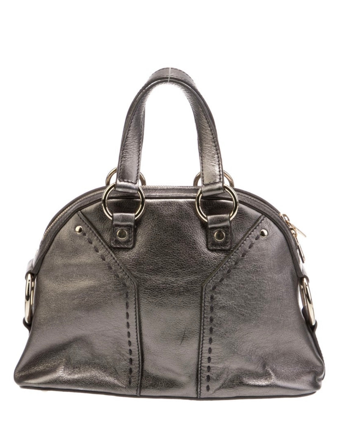 YSL Yves Saint Laurent mini metallic top handle. Beautiful condition