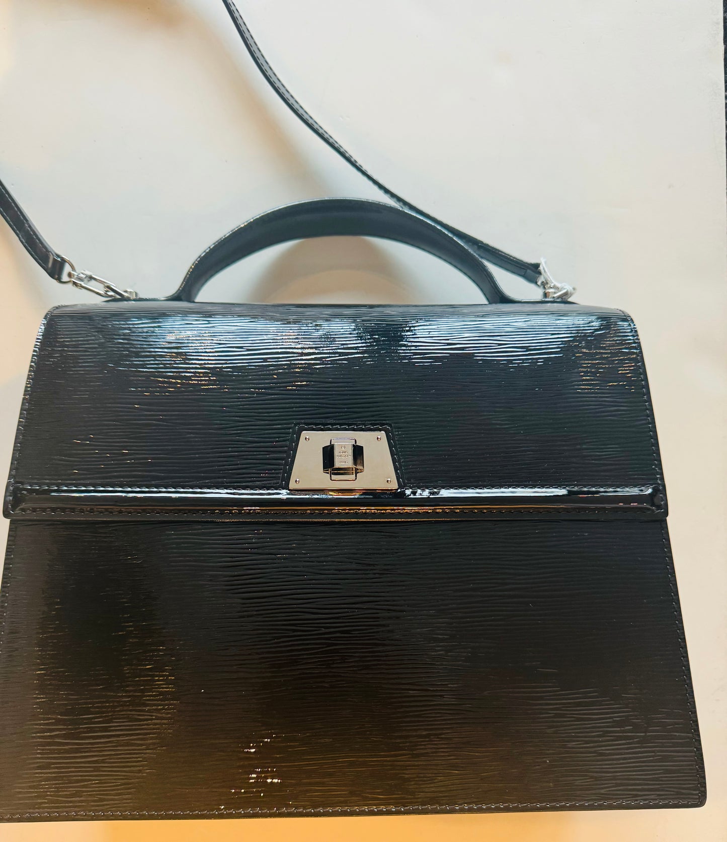 Louis Vuitton Black Epi Leather Sevigne