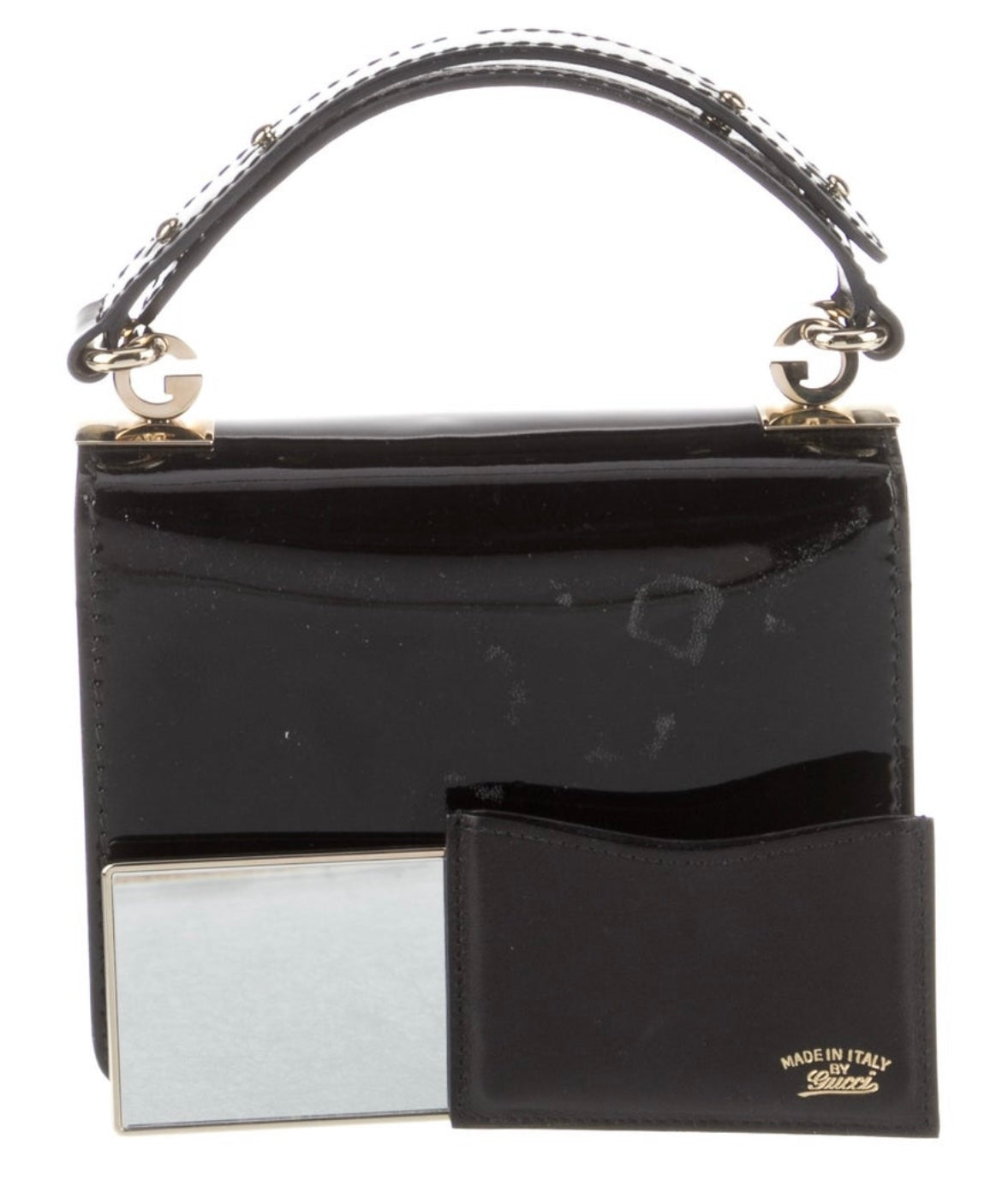Gucci 1973 Collection Patent Leather Top Handle