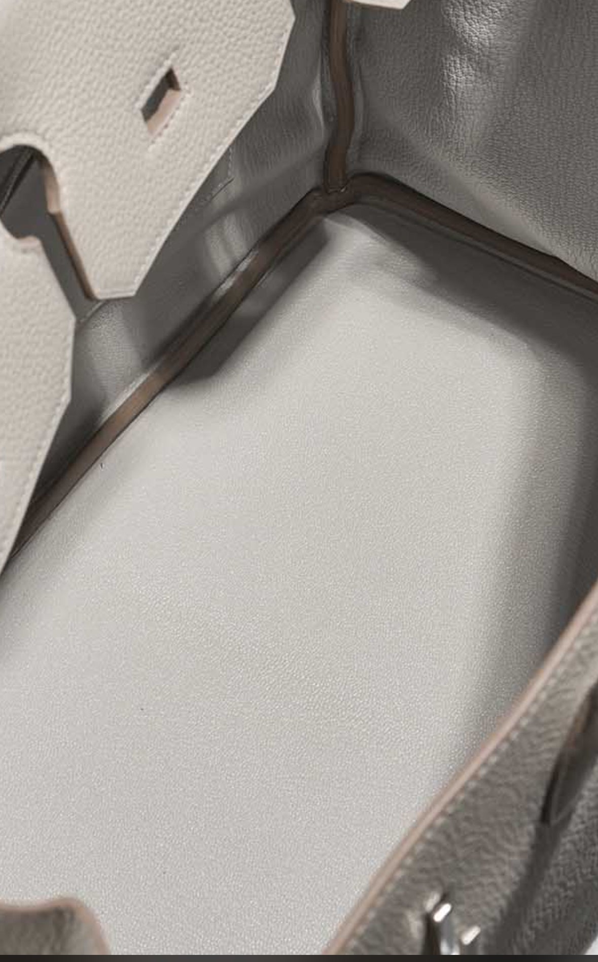 Hermès Birkin 40 Gris Togo Leather with Palladium Hardware (2011)