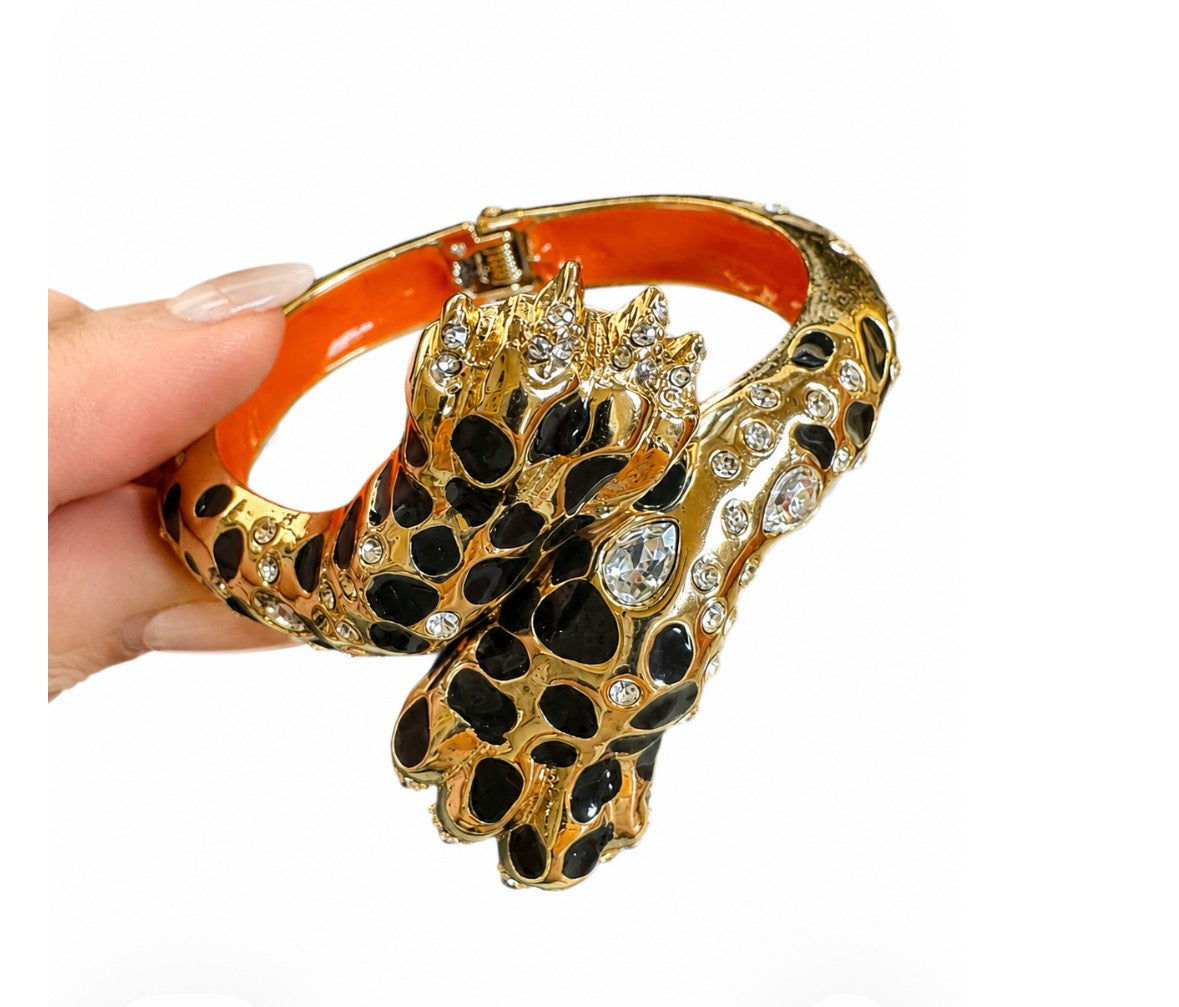 Fun vintage Betsy Johnson clamper bracelet