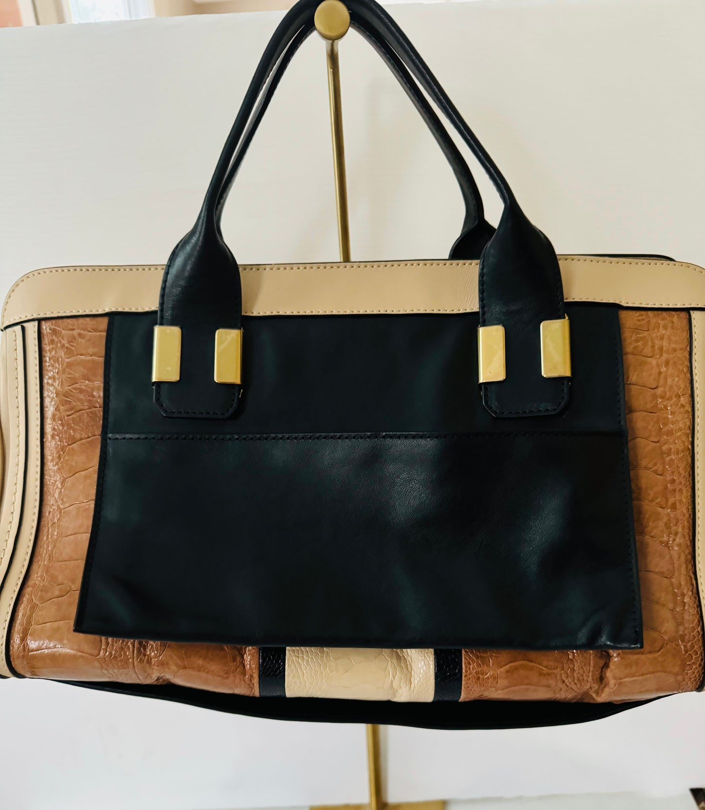 Vintage Chloe top handle handbag with detachable shoulder strap. Like new condition.