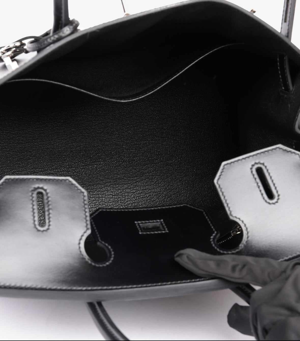 Hermès Birkin 2014 – Black Box Calf Leather 40 with Palladium Hardware (Never Worn, Full Set)