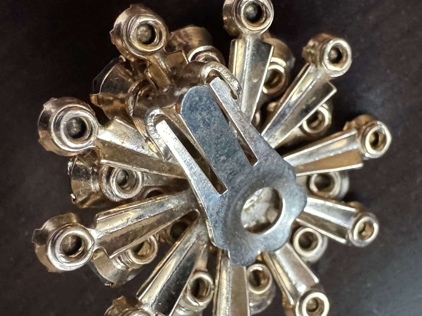 Beautiful unsigned Juliana rhinestone earrings from 1950s