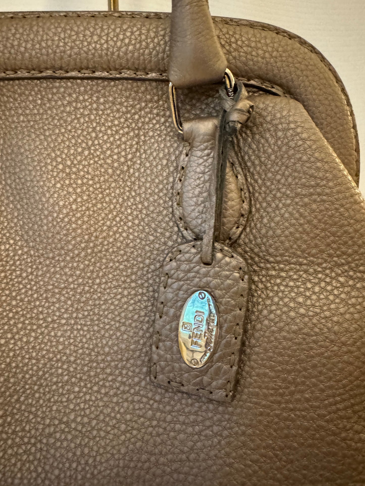 Grey & Metallic Selleria Fendi