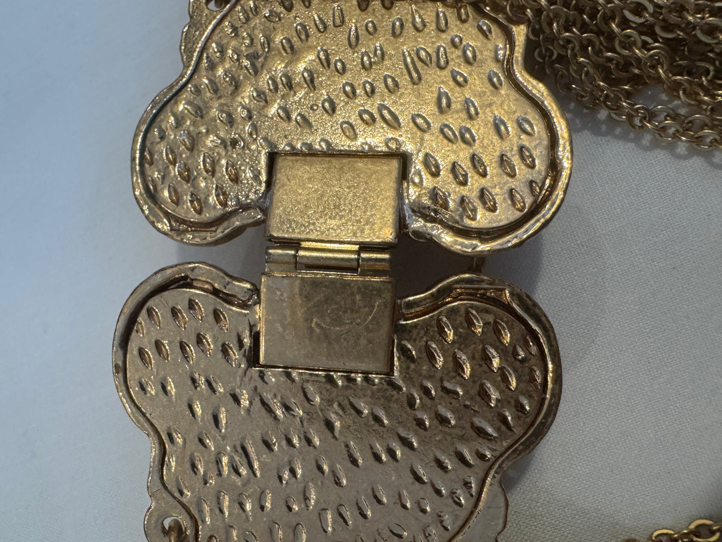 Wow!!!out of this world, stunning, show, stopping, vintage choker with decorative closure that can be worn in front or back. Sourced in Paris.