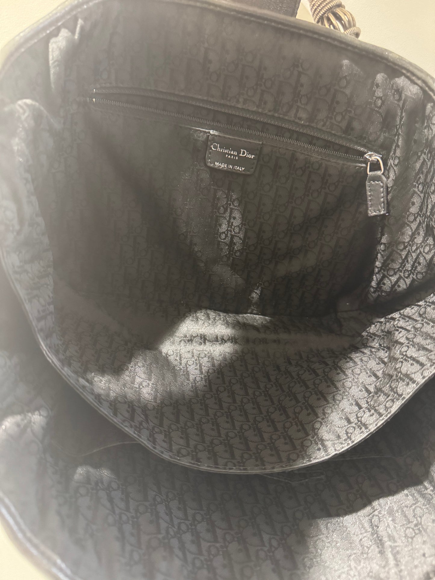Fabulous black lambskin, vintage Dior top handle and beautiful condition. Sourced in Paris.