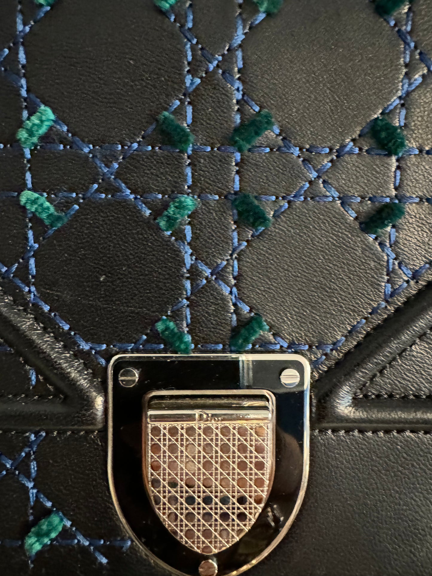 Gorgeous Medium Christian Dior Embroidered Diorama shoulder/crossbody bag