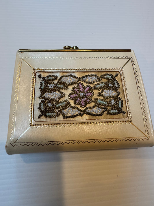 Amazing vintage collectible Entre Nous by Daniel French beaded wallet, with original card in original box with more surprises. France