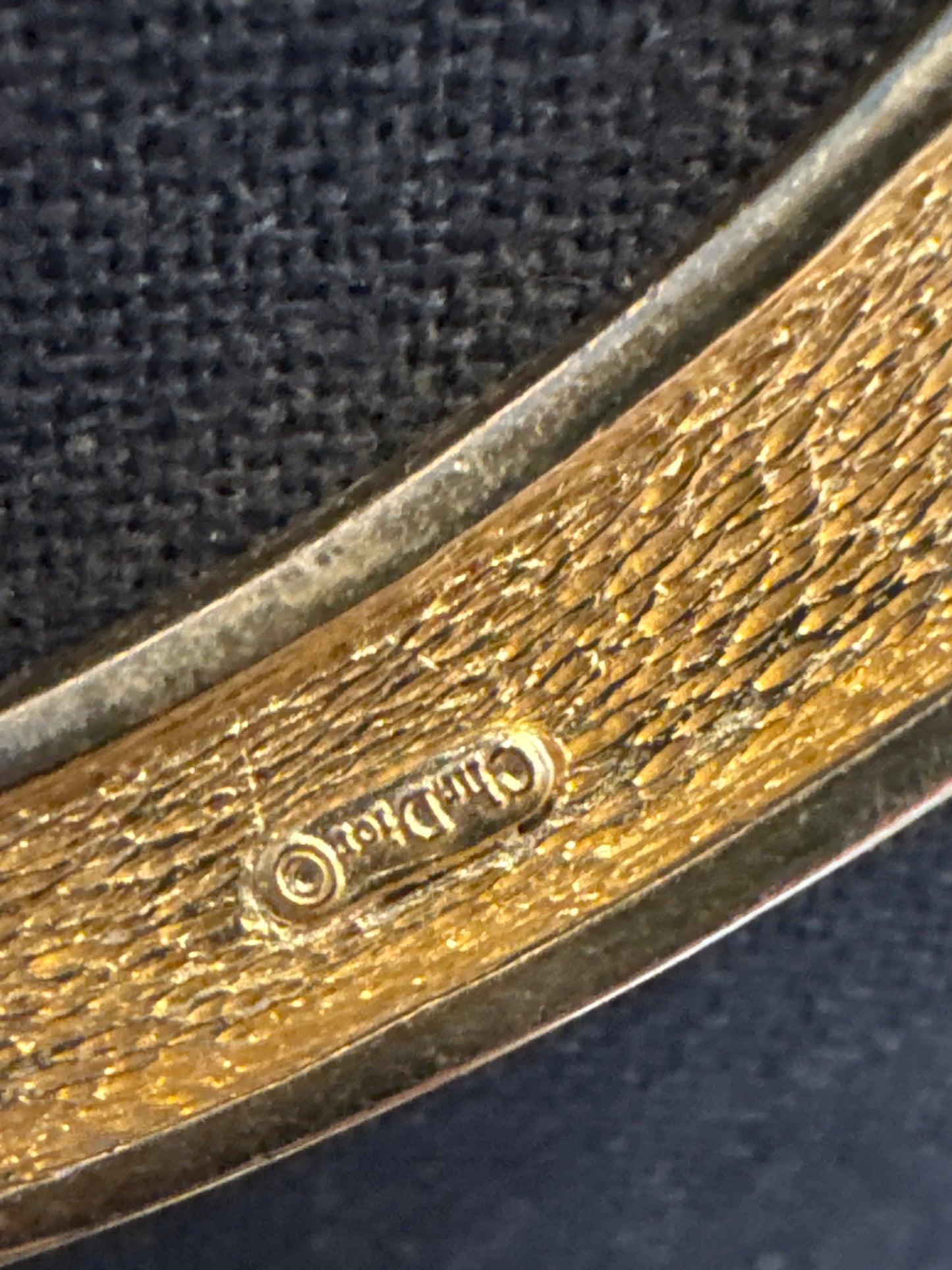 stunning 1960s rhinestone Christian Dior couture necklace with double signature