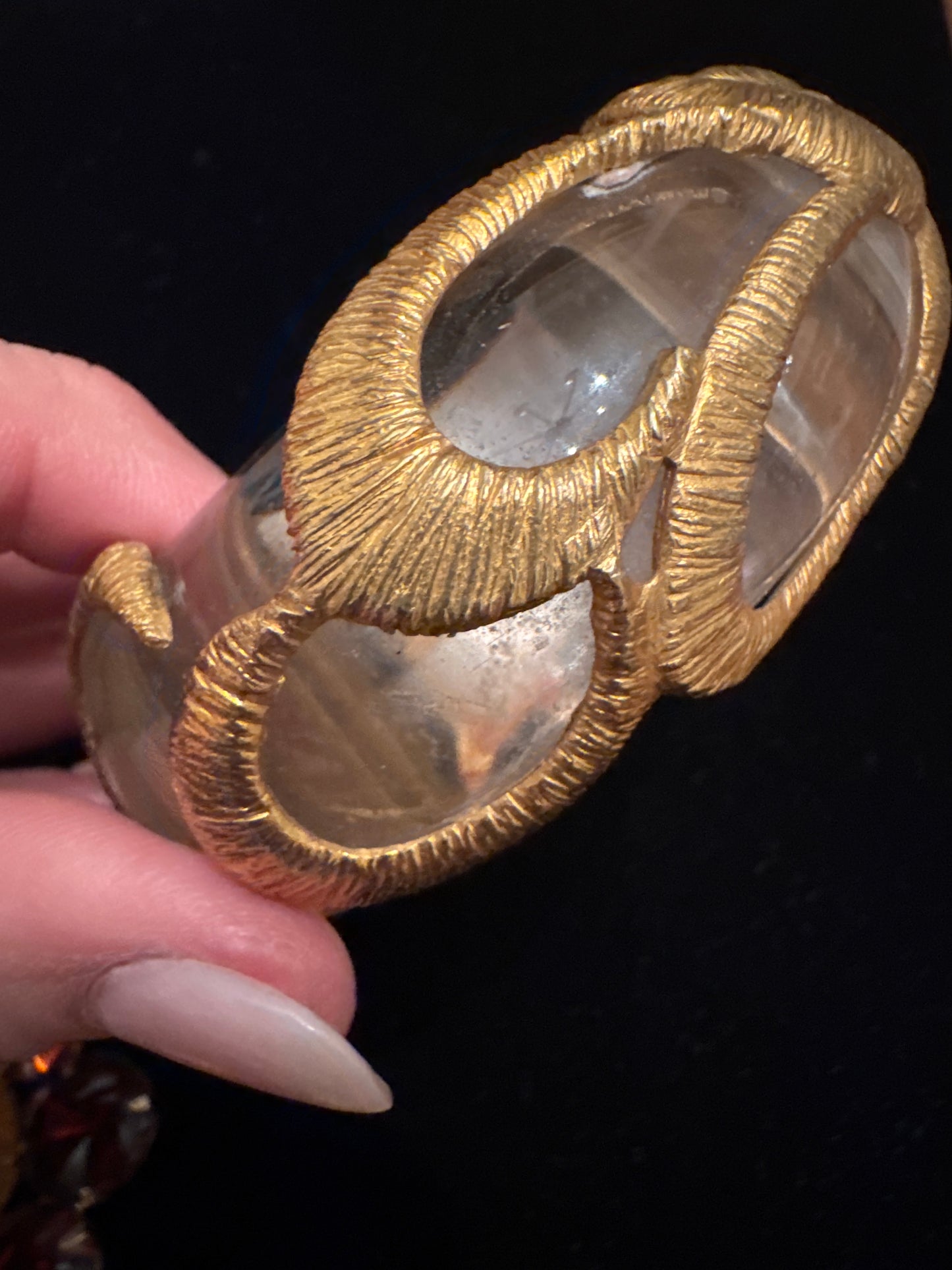 Inna Cytrine Paris lucite clamper bracelet
