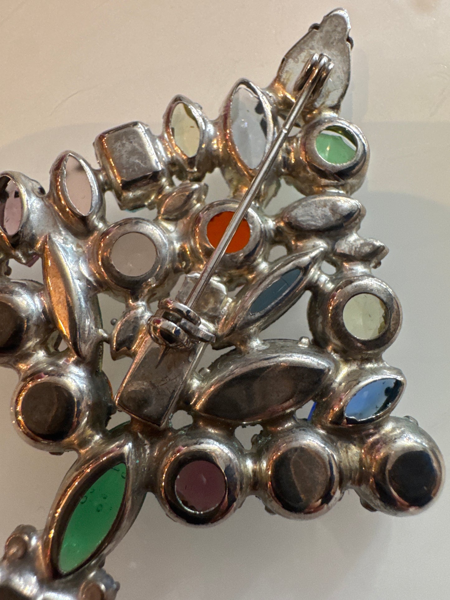 incredible RARE Juliana GIVRE multicolor rhinestone tree