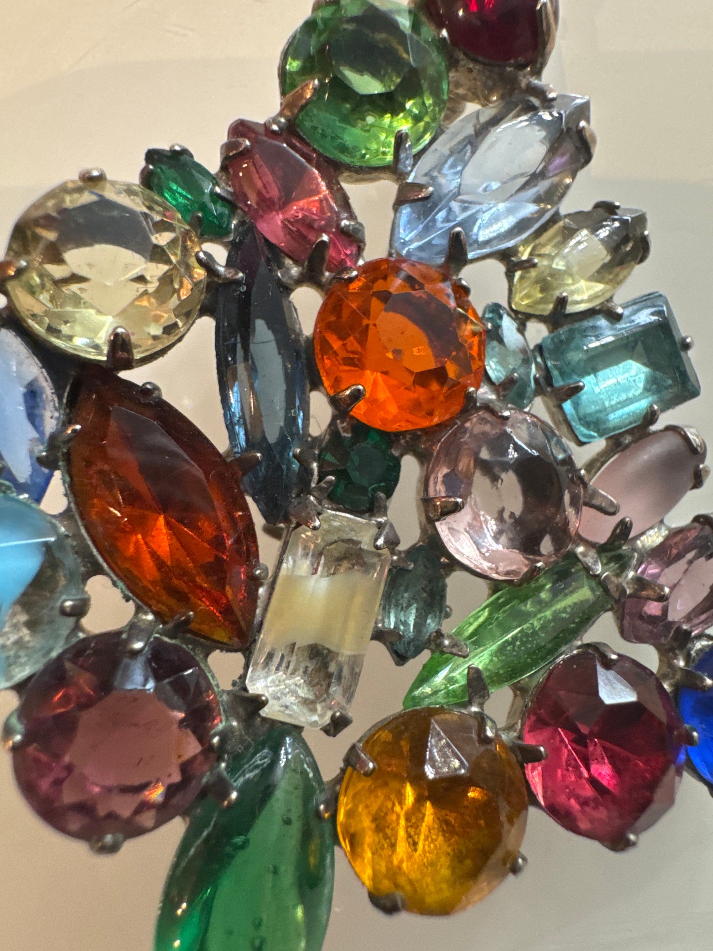 incredible RARE Juliana GIVRE multicolor rhinestone tree