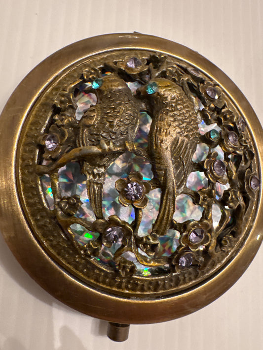 Vintage double mirror compact from the 80s