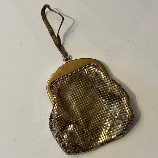 Vintage Whiting & Davis Gold Mesh Mini Bag