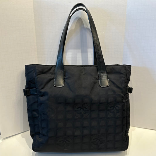 Chanel Black Nylon Tote