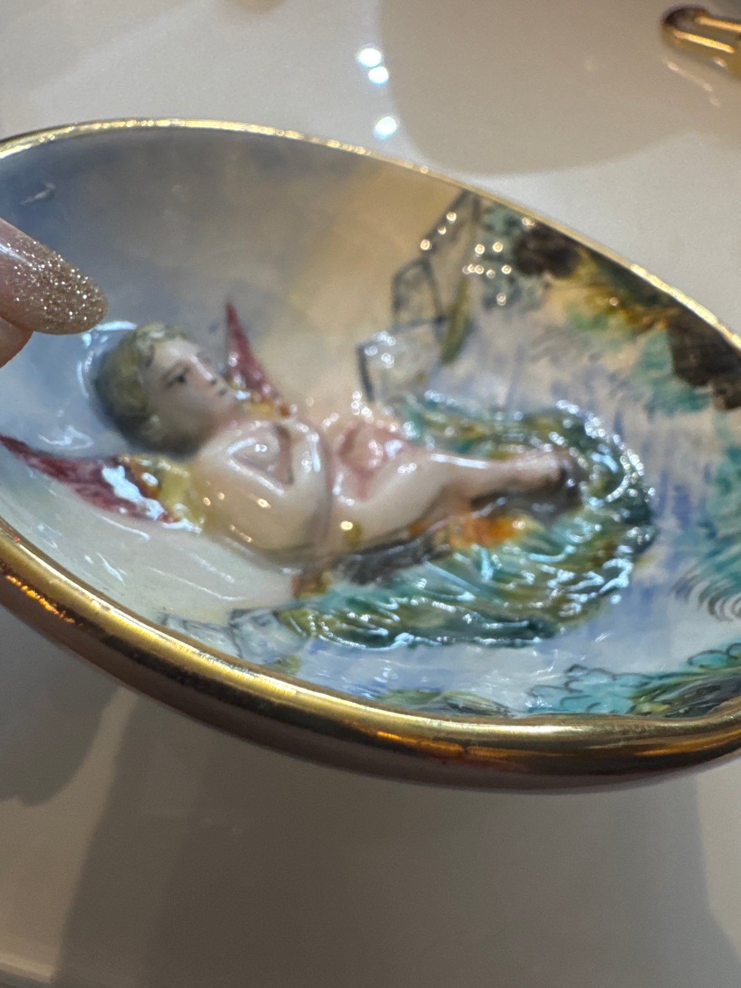 Vintage Italian 1950s trinket dish