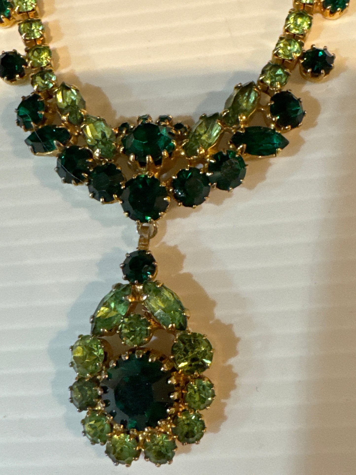 Juliana Vintage Choker with Navette AB Crystals Necklace