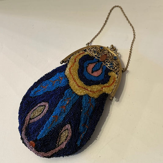 Antique 1920s Beaded Bag