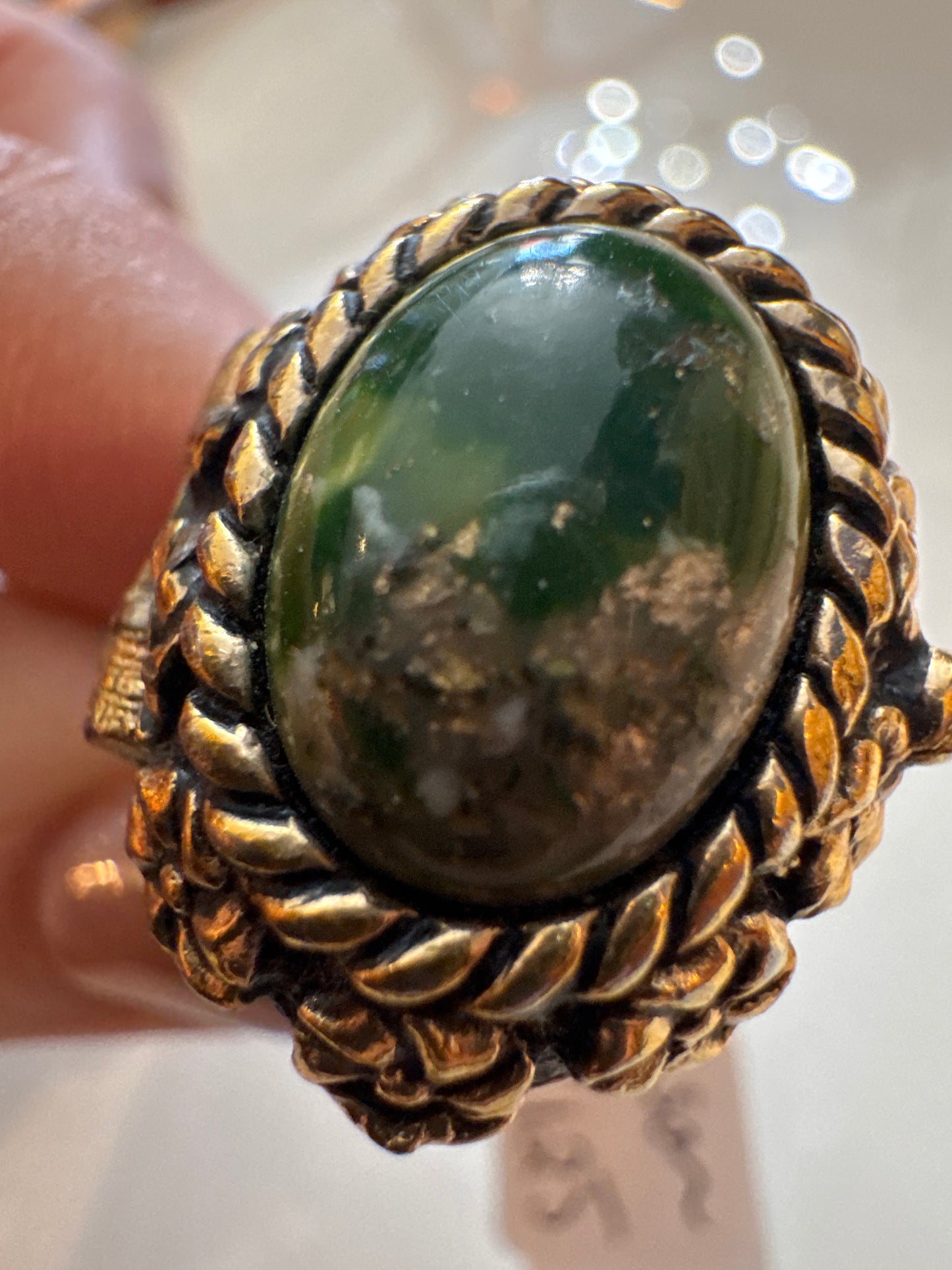 Vintage Sarah Coventry "poison" ring with secret compartment