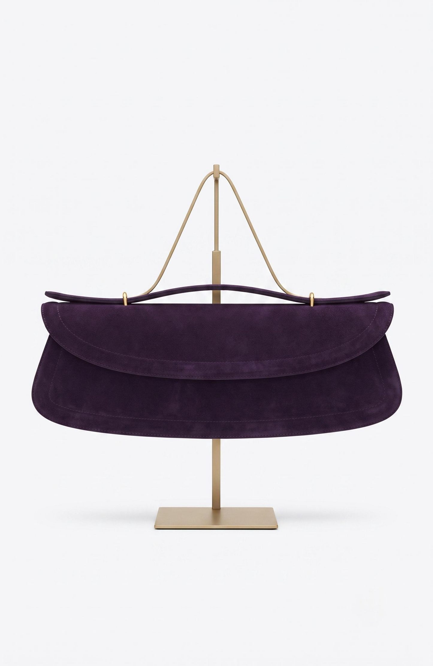 Gorgeous 1940s velvet eggplant colored bag