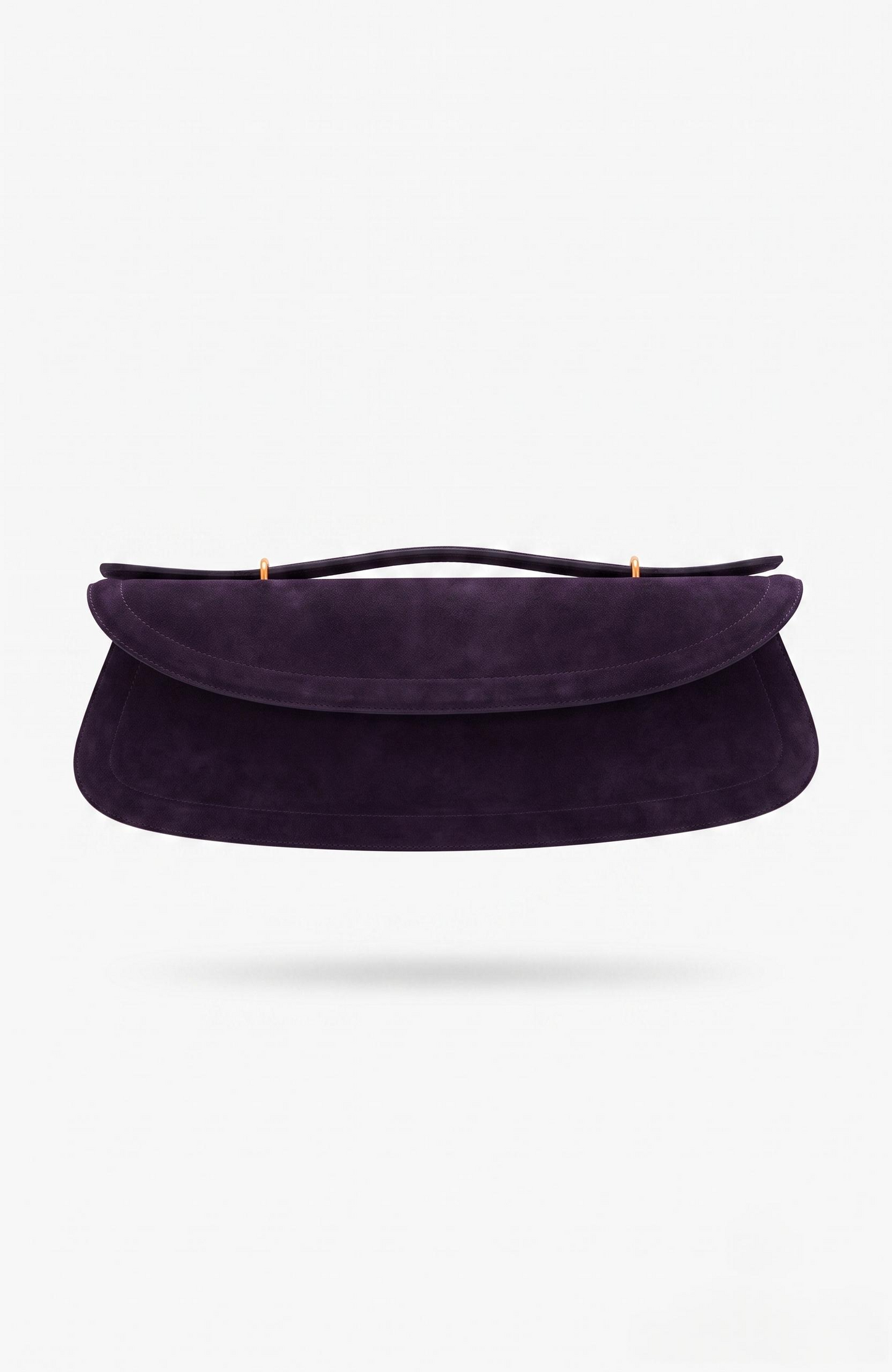 Gorgeous 1940s velvet eggplant colored bag