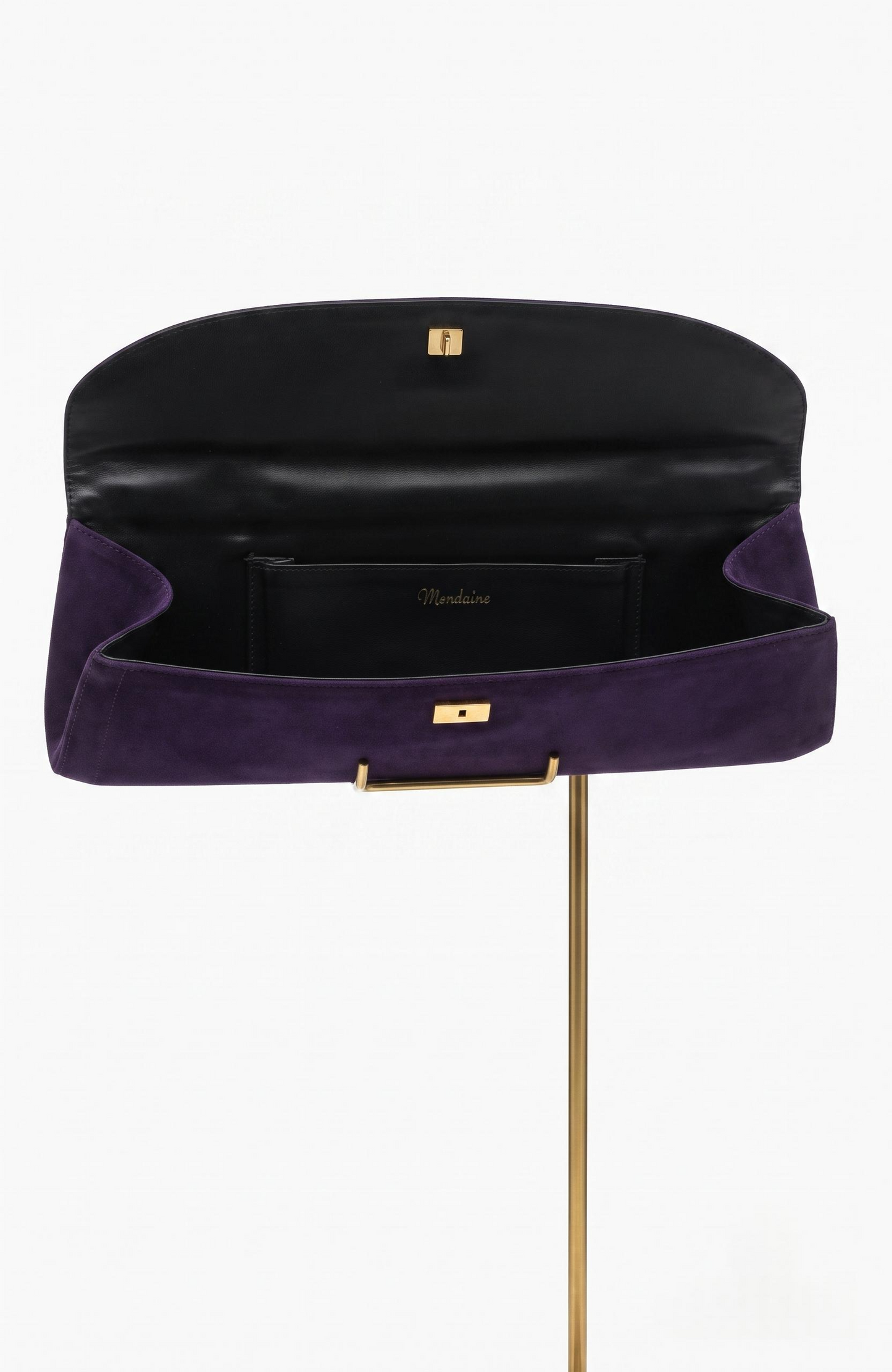 Gorgeous 1940s velvet eggplant colored bag
