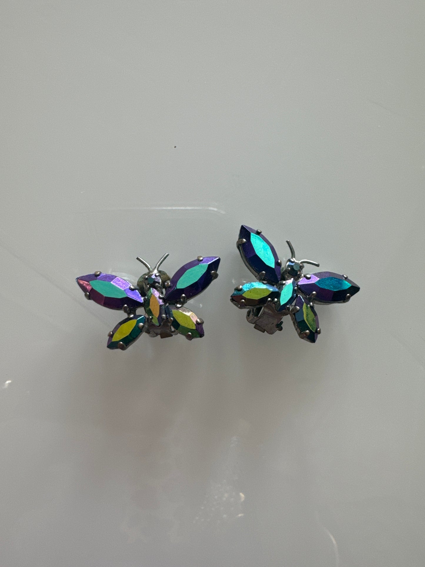 Vintage butterfly clips