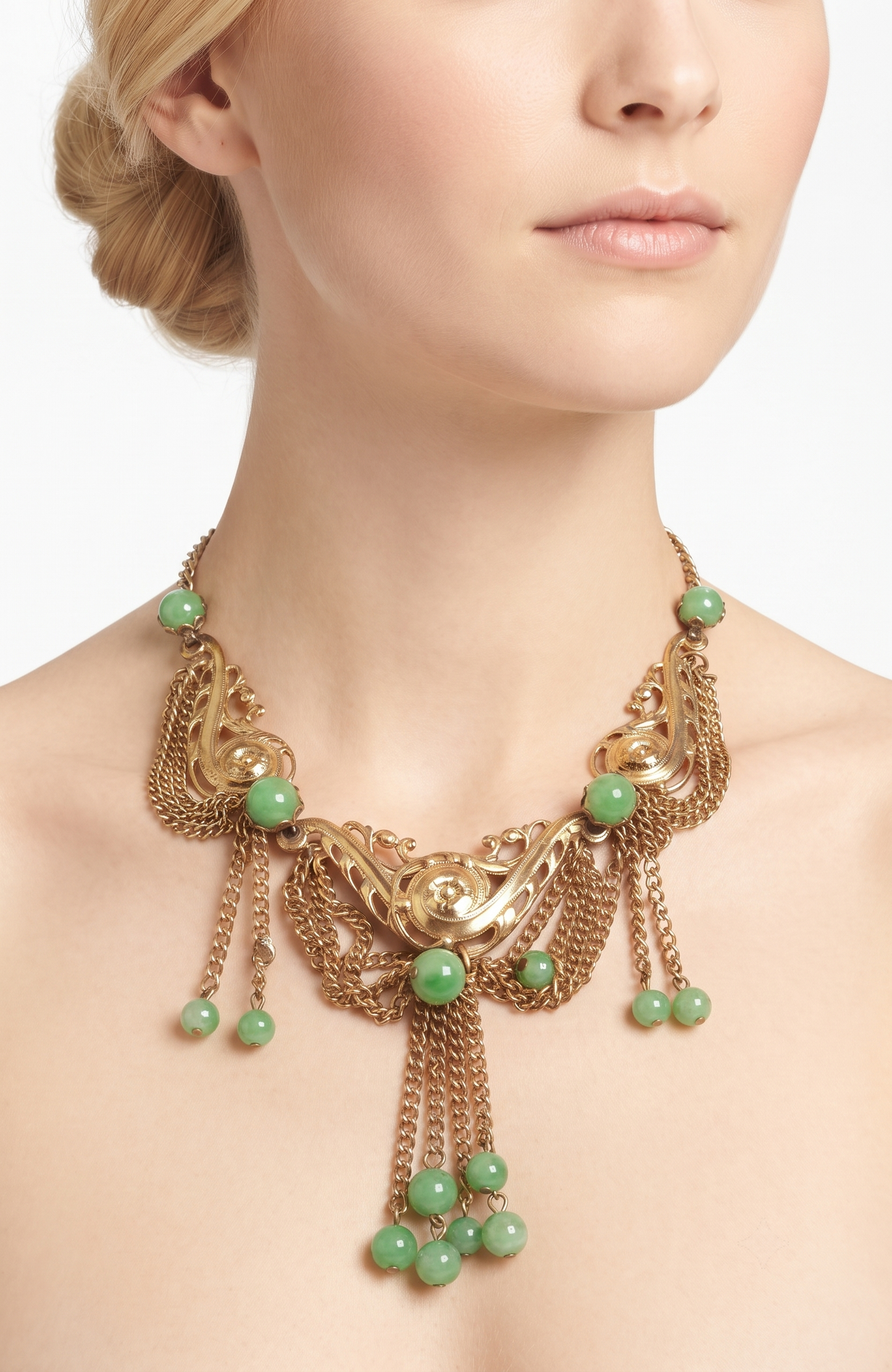 NECKLACE FROM THE  60s/70s SIGNED "NAP" NAPIER