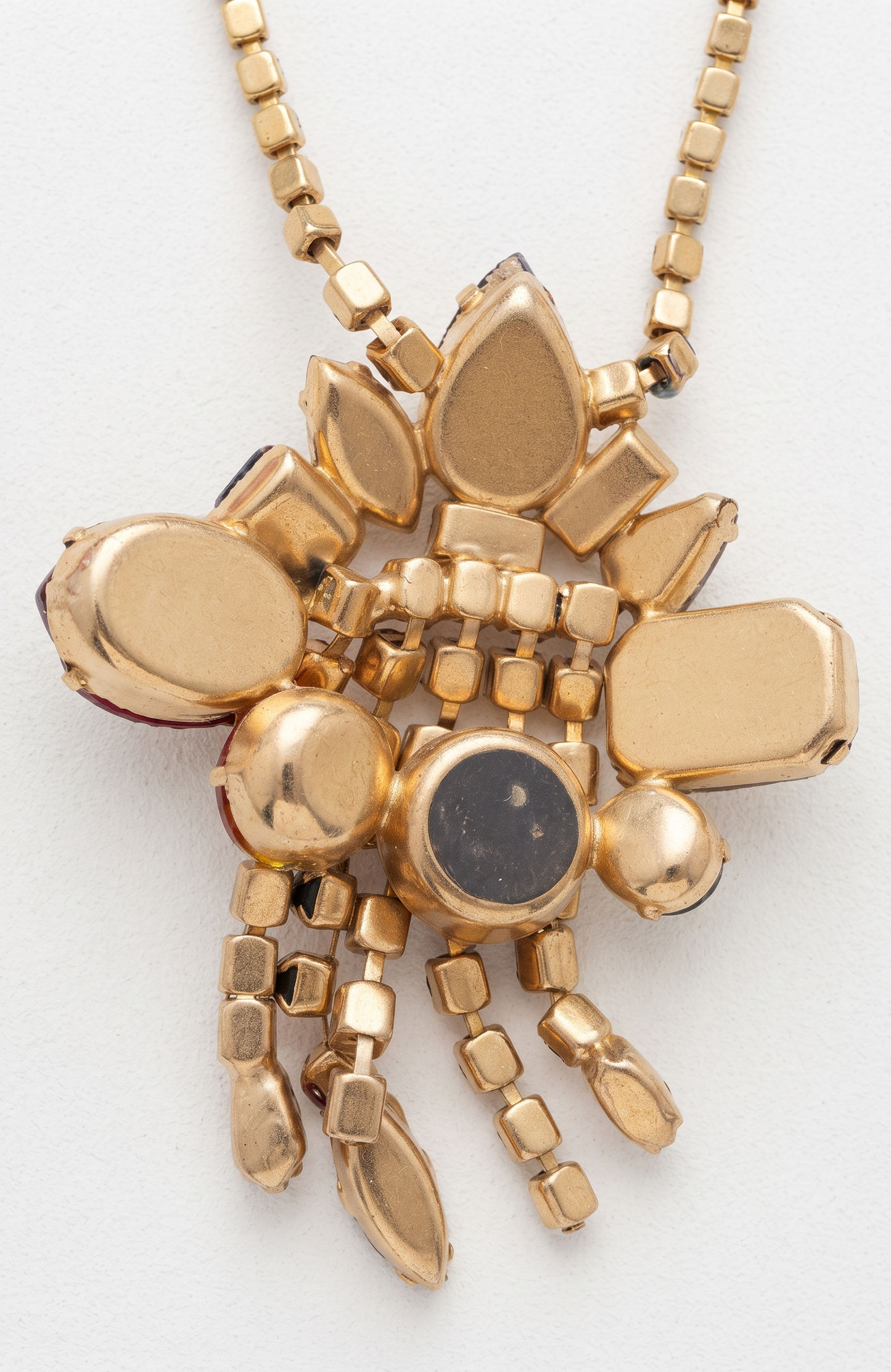 1940s TUTTI FRUTTI STYLE DELIZZA & ELSTER WATERFALL NECKLACE