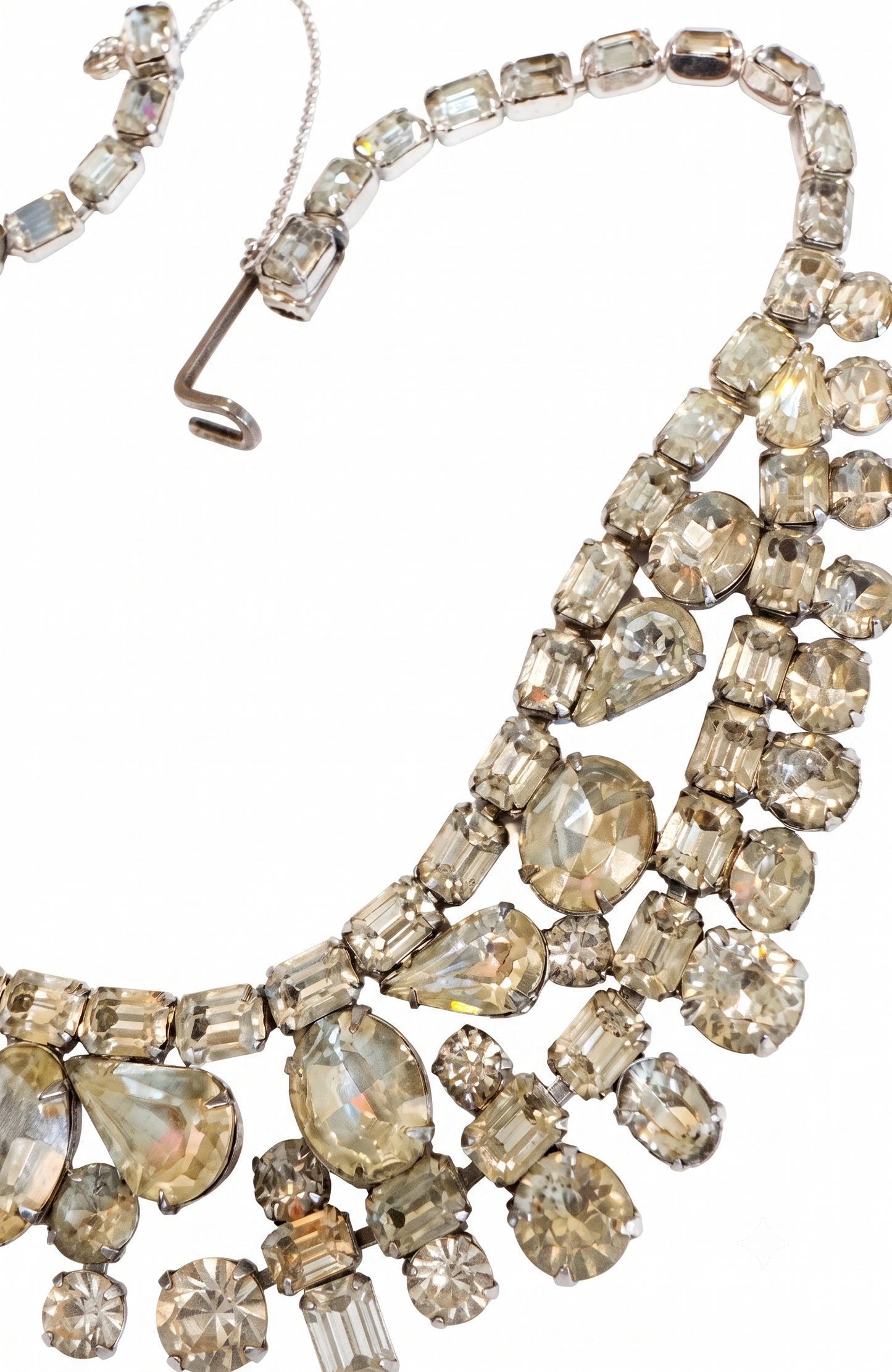 RHINESTONE NECKLACE SIGNED BY EISENBERG