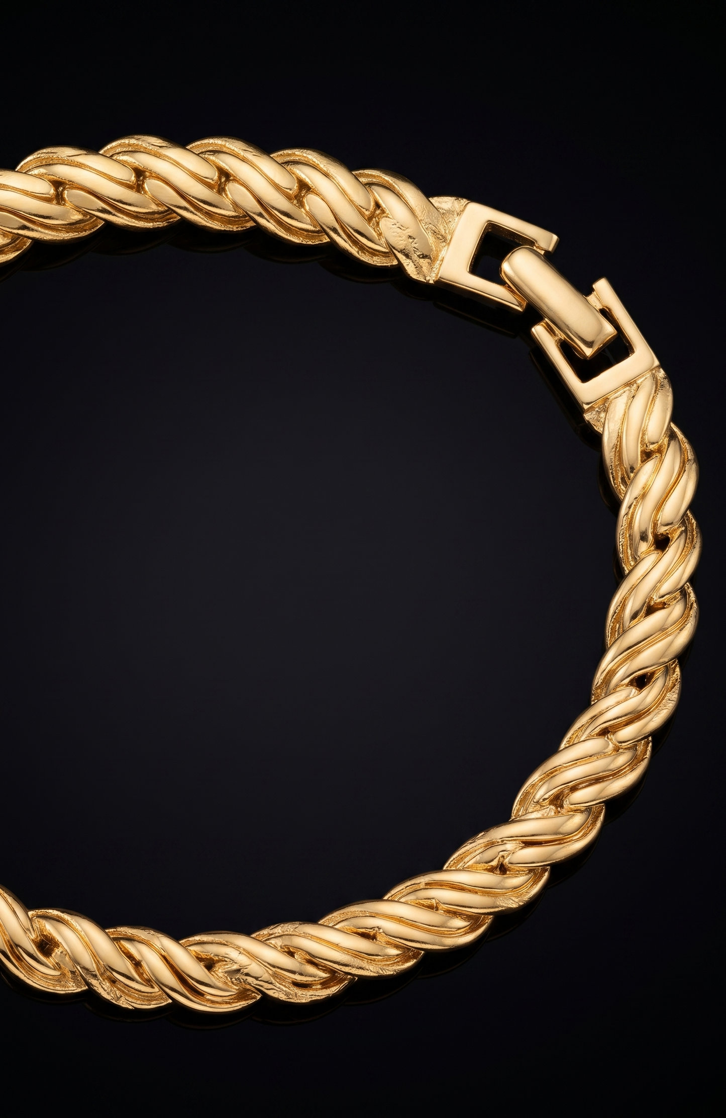 Vintage 1980s Napier gold plate necklace with clear rhinestones