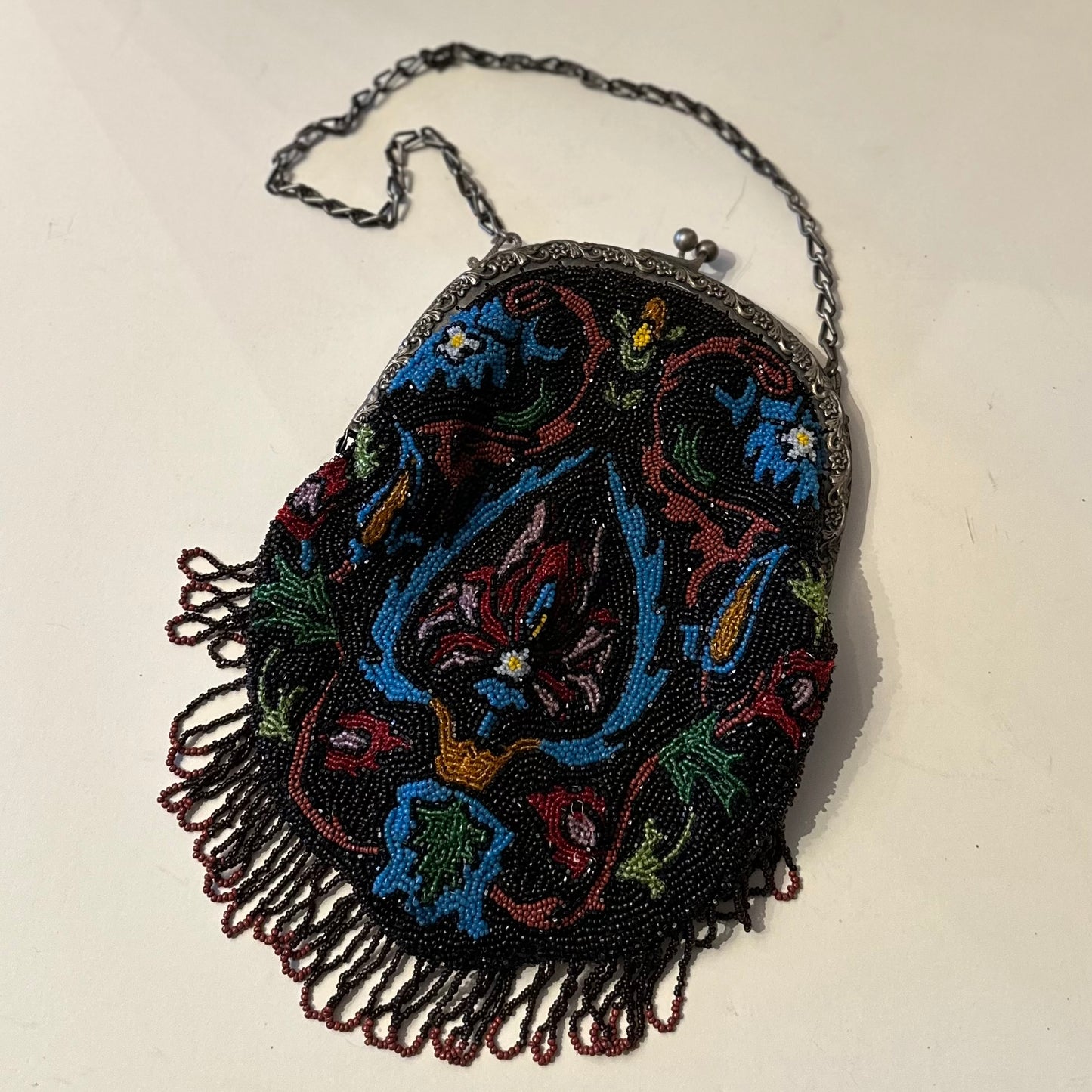 Vintage 1940s Beaded Bag