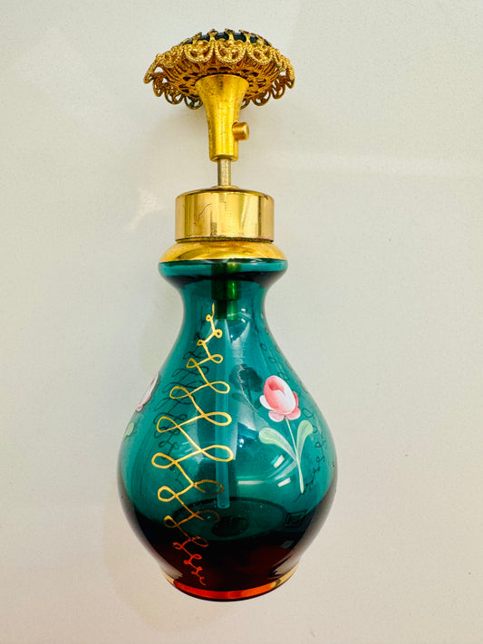 Vintage 1930s handmade perfume bottle made in West Germany. Sourced in Savannah.