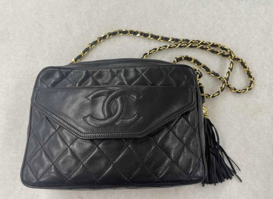 Chanel lambskin pocket camera medium