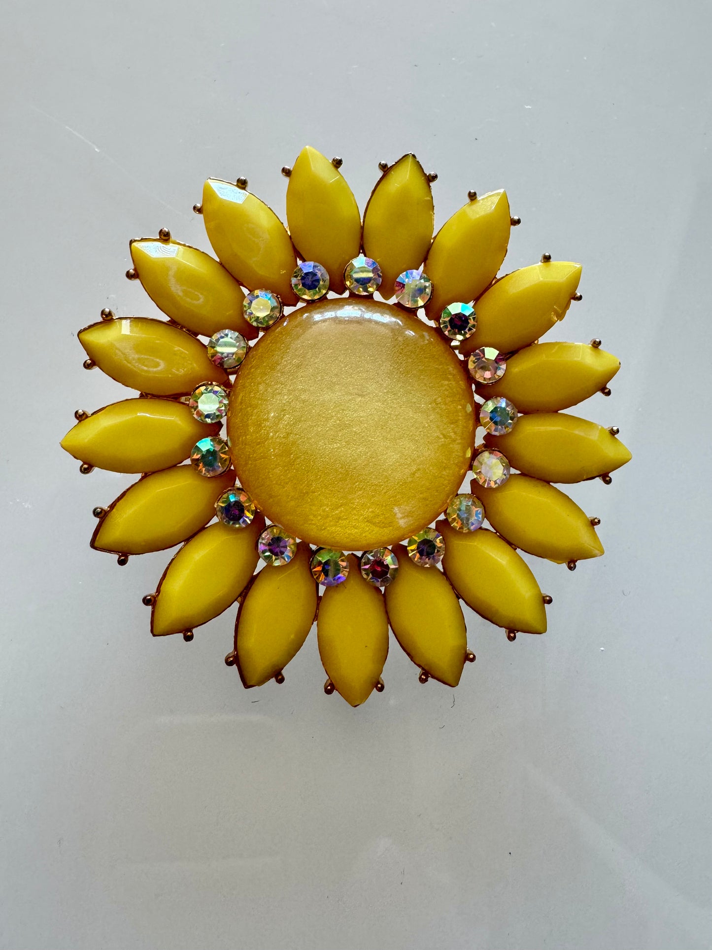 Sunshine sunflower with rhinestone