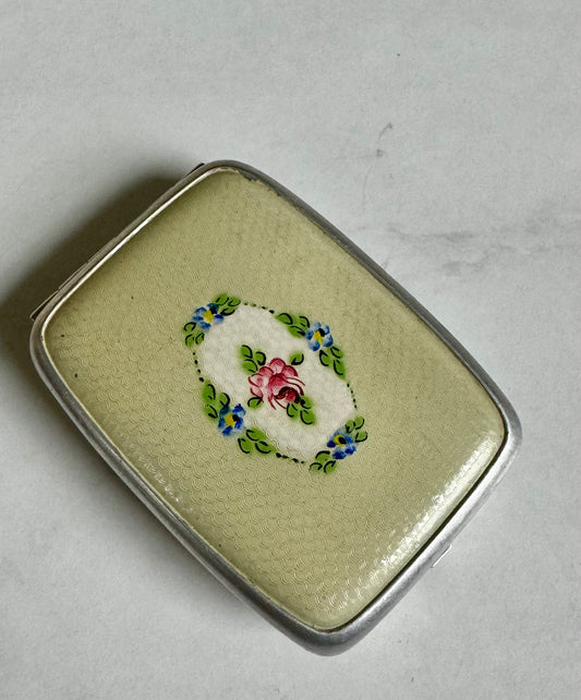 Vintage trinket box with velvet lining