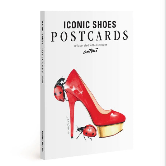Iconic Shoes Postcards Illustrated by Antonio Soares