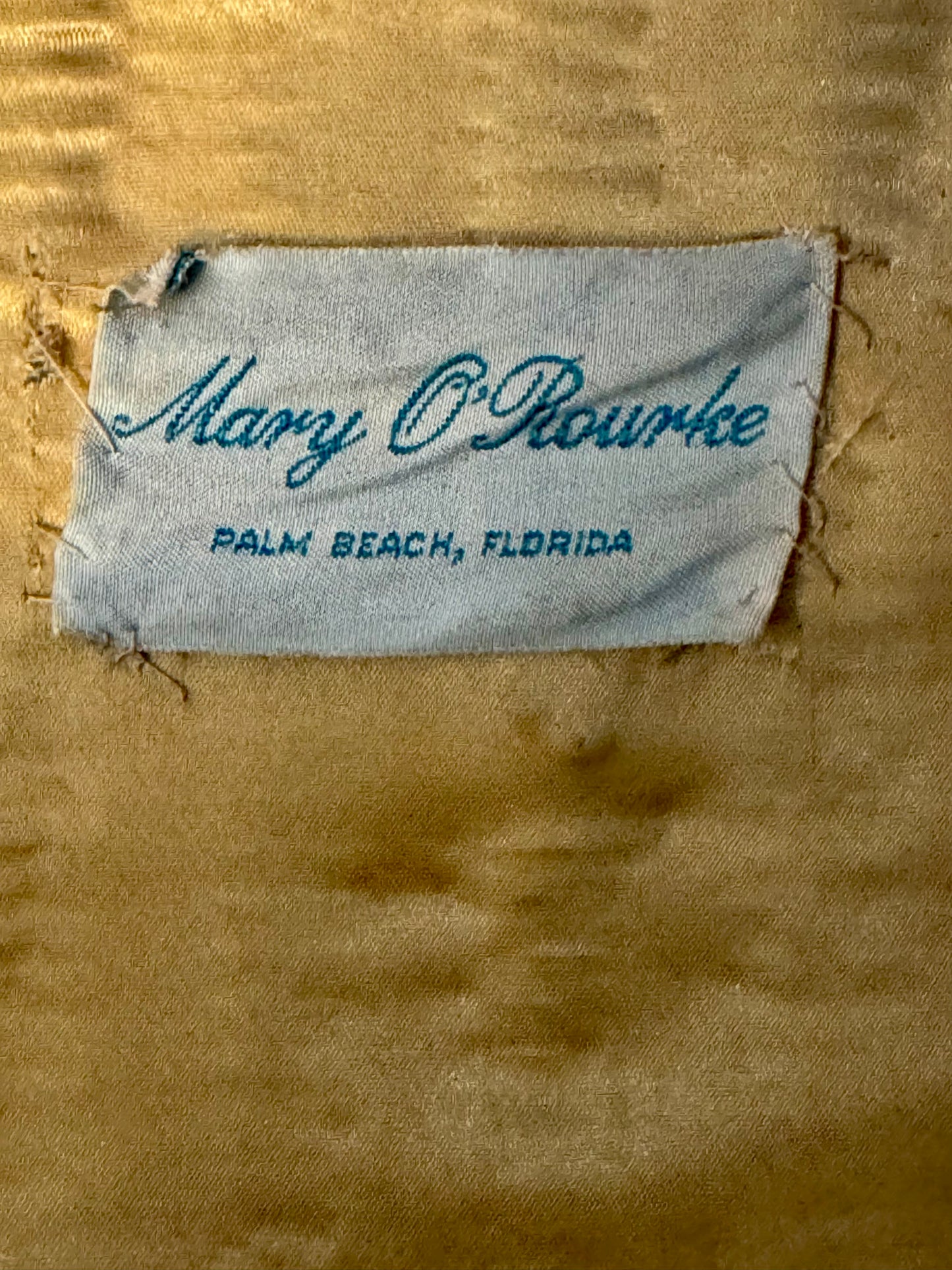 Vintage Mary O'Rourke Palm Beach wicker and beaded box bag