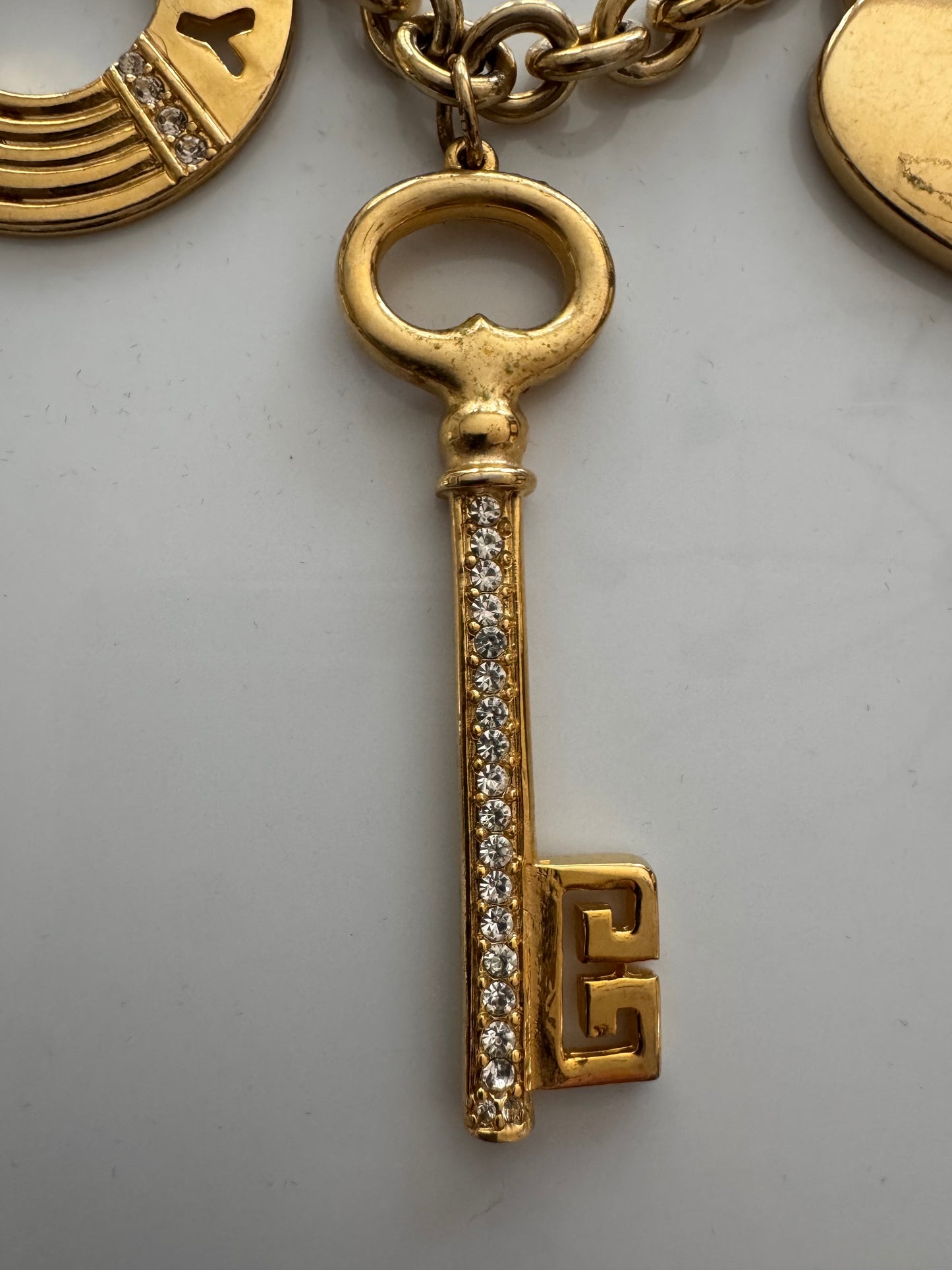 Stunning vintage 1980s GIVENCHY charm necklace