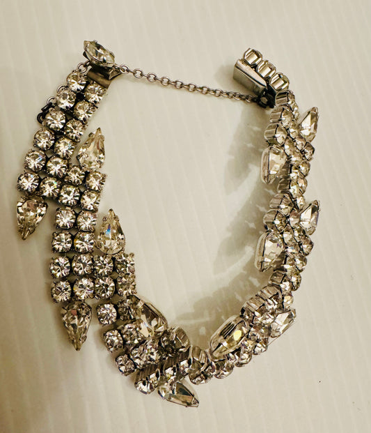 1950s rhinestone bracelet